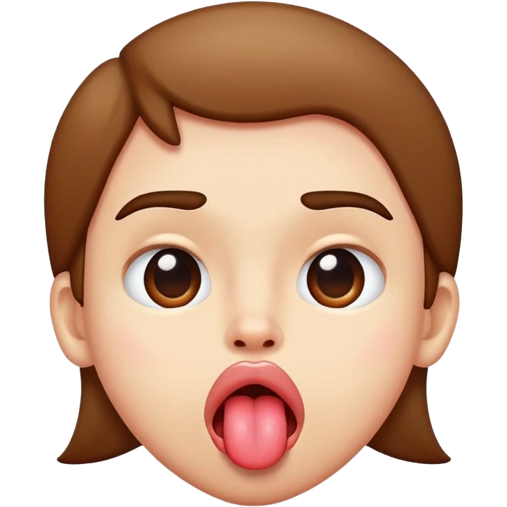 playful pout face with tongue sticking out emoji