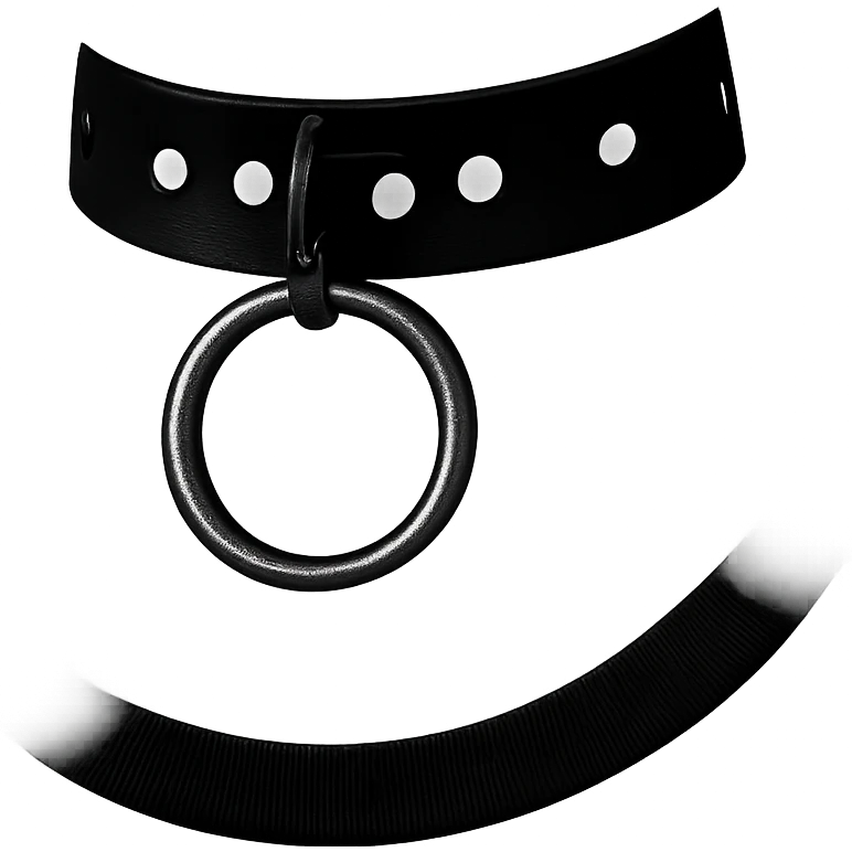 only goth black white choker , remove background  emoji