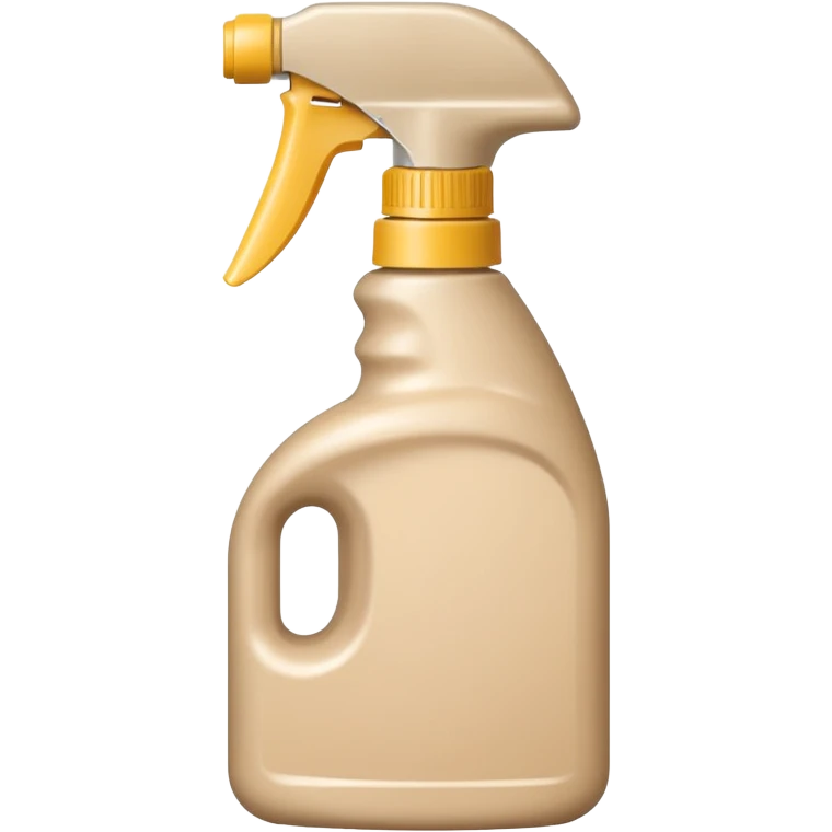 Beige spray bottle emoji