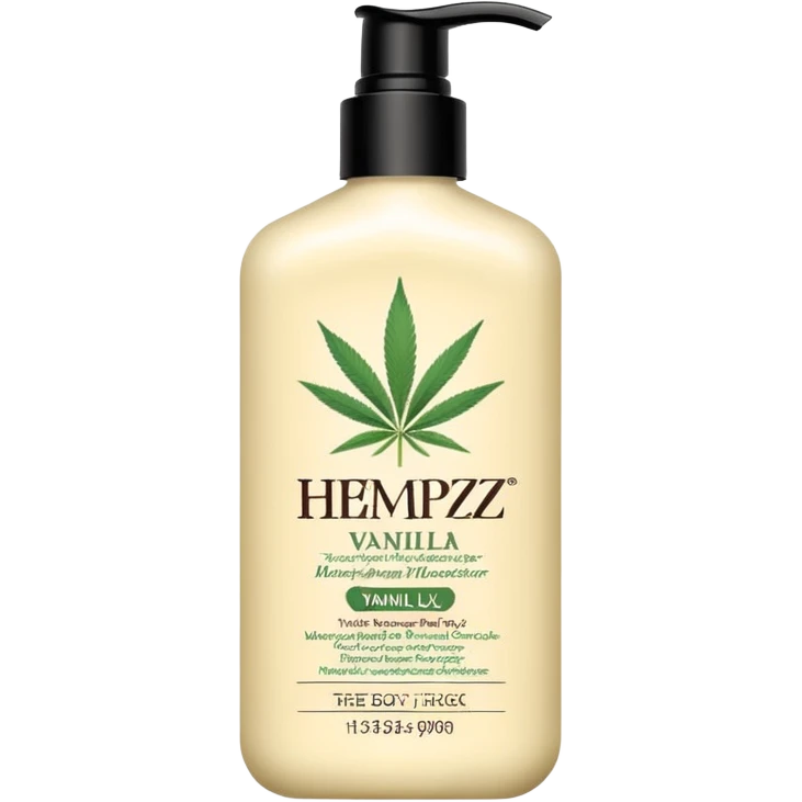Hempz Vanilla Lux Herbal Body Moisturizer 17 oz emoji