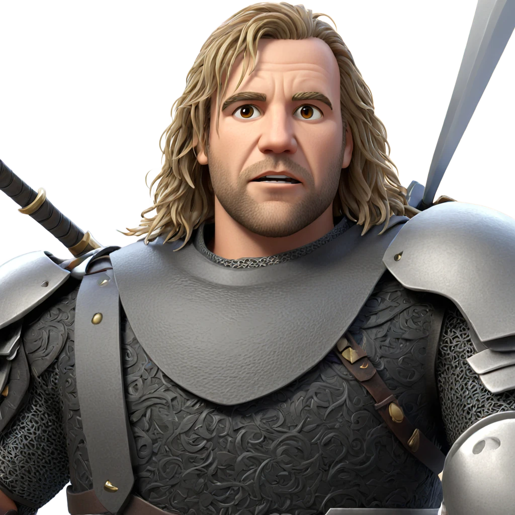male warrior with sword emoji