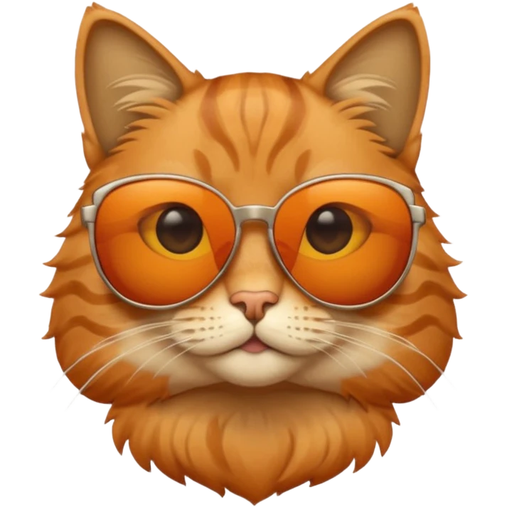 Cat wearing sunglasses emoji