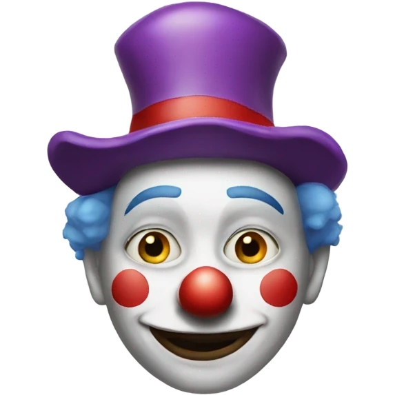 A clown emoji