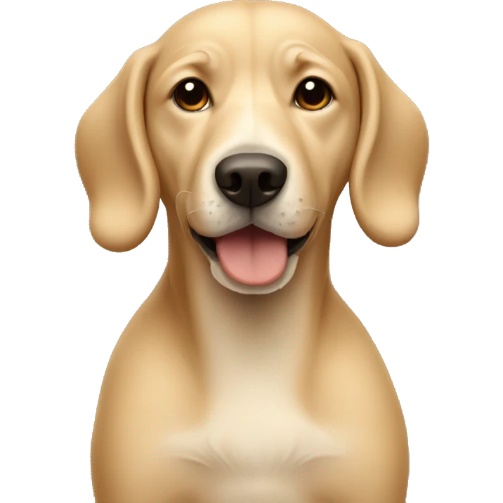 beige dog emoji