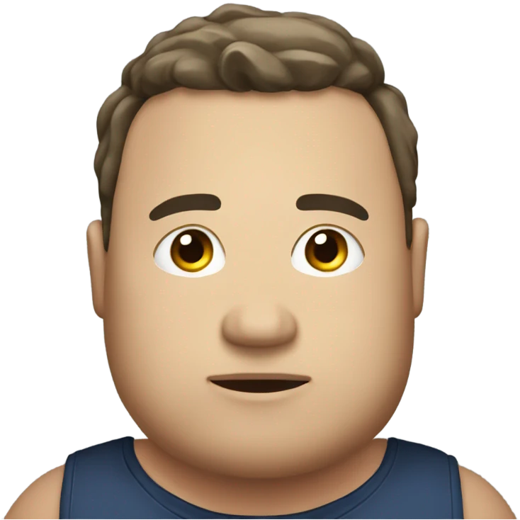 Caseoh but very very fat emoji