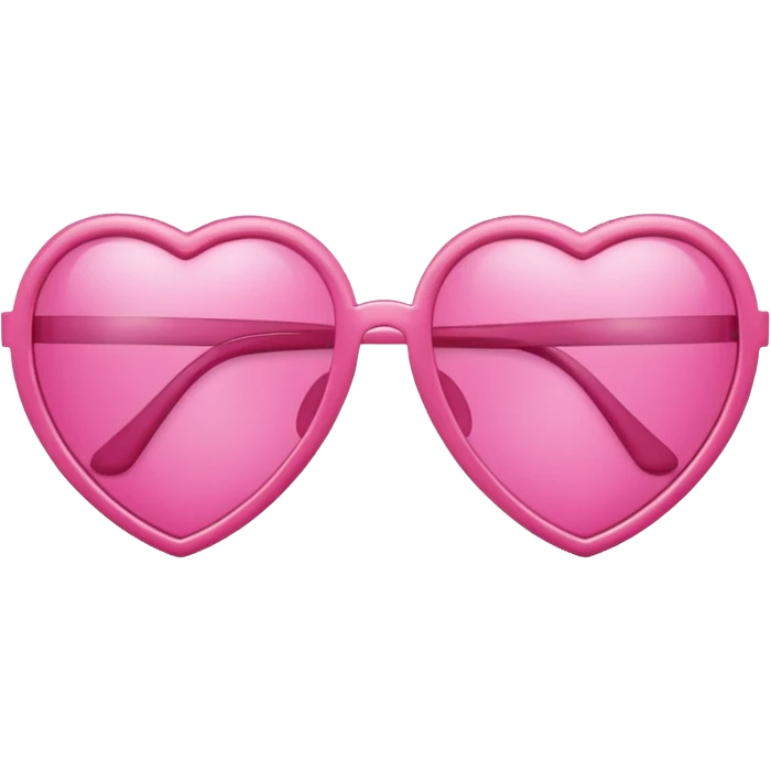 Heart Shaped Sunglasses emoji