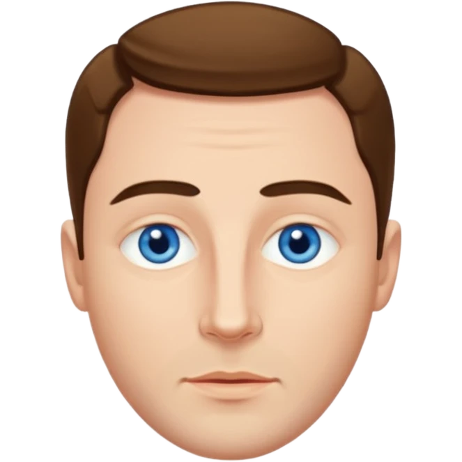 a man with deep blue almond eyes and hollow cheeks with a perfect jawline emoji