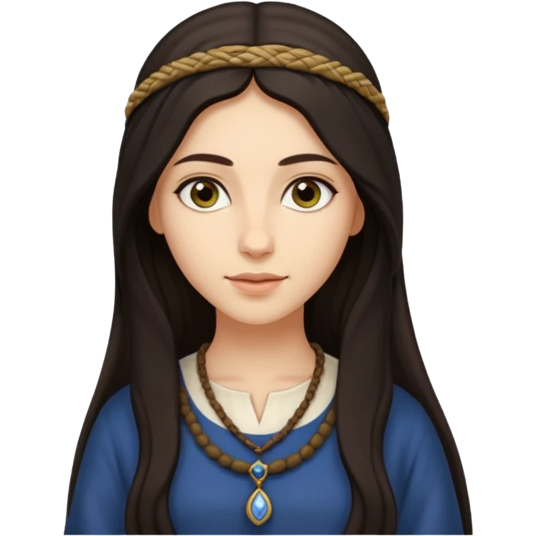 jewish women young ancient Judea, long hair modest emoji