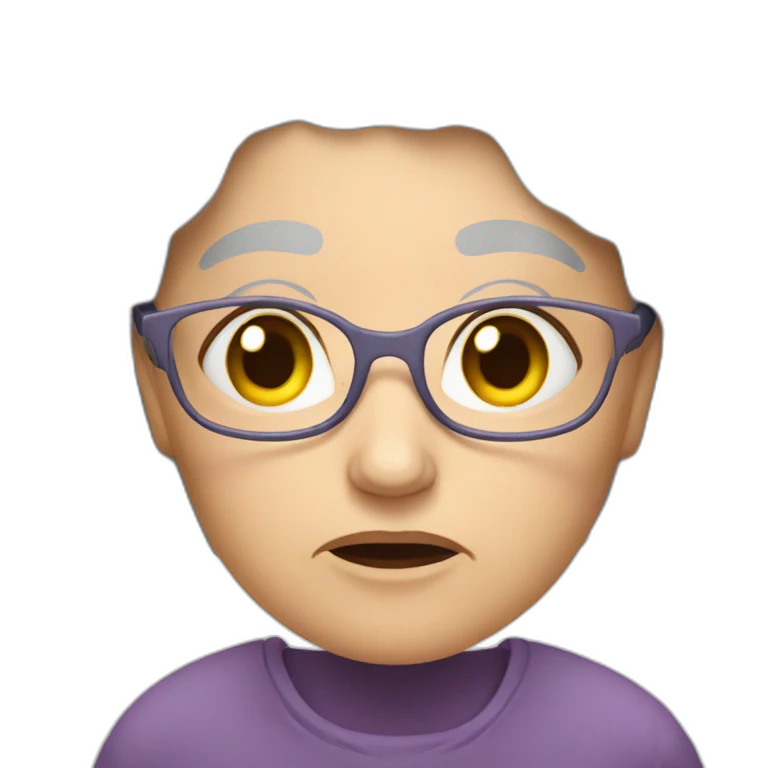 traurige Oma  emoji