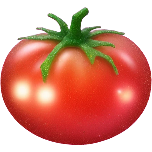 Hot pink ombre tomato with glitter  emoji