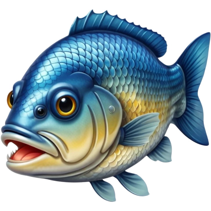 BASS FISH FACE emoji