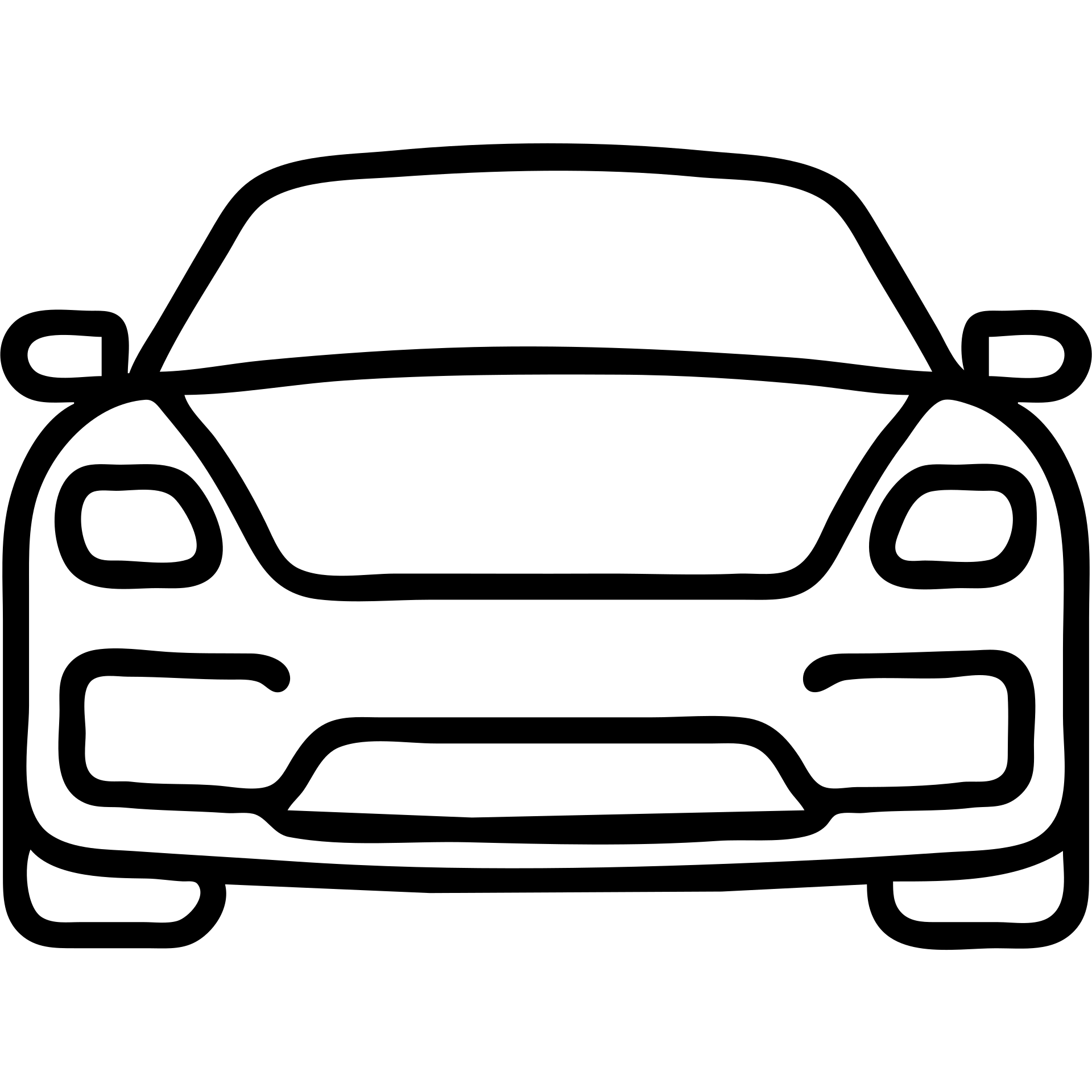 Porsche car, line art icon style, black outlines, no fill, minimalistic emoji