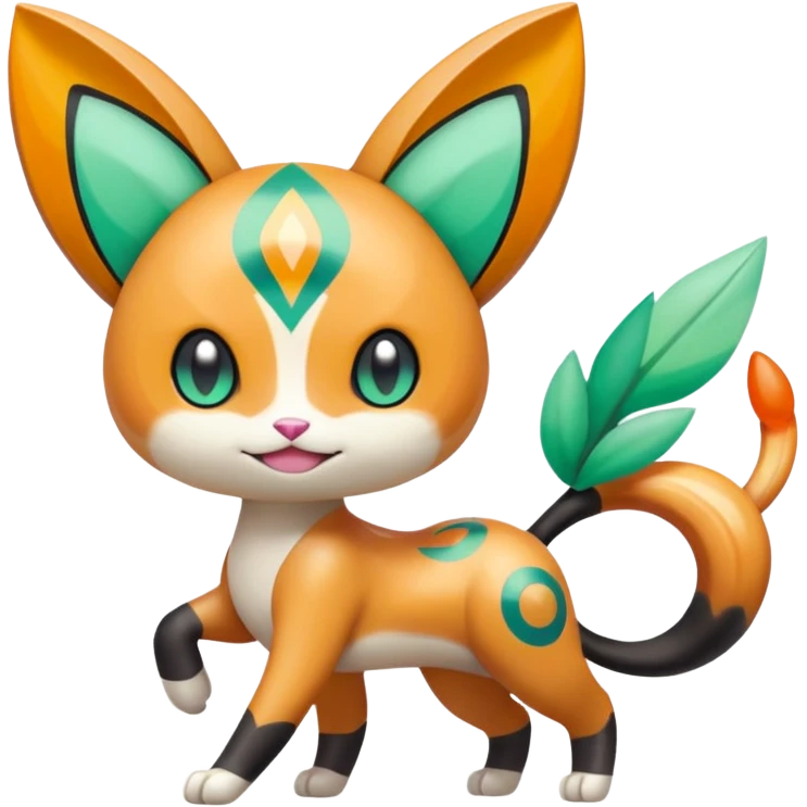 Meloetta-Floragato-Sprigatito-Meowscarada-Pokémon-Fakémon-fusion-hybrid-creature emoji