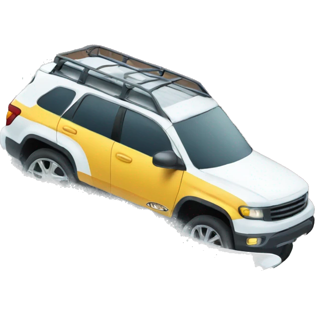 snowboarding car emoji