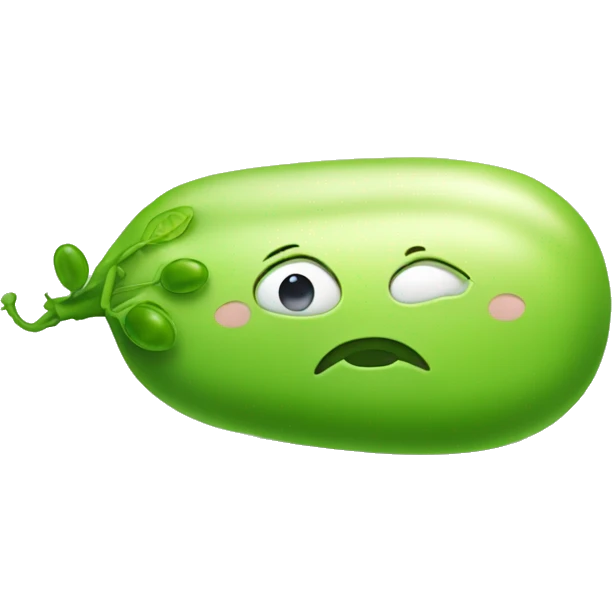 Pea and soap emoji