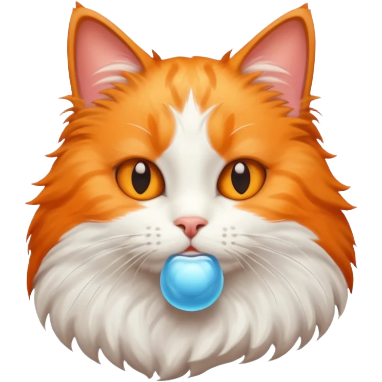 Playing in cat emoji