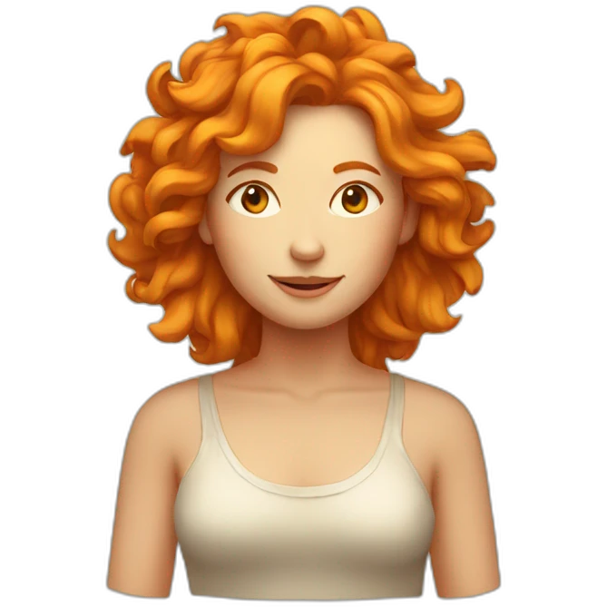 sun woman that's a ginger  emoji
