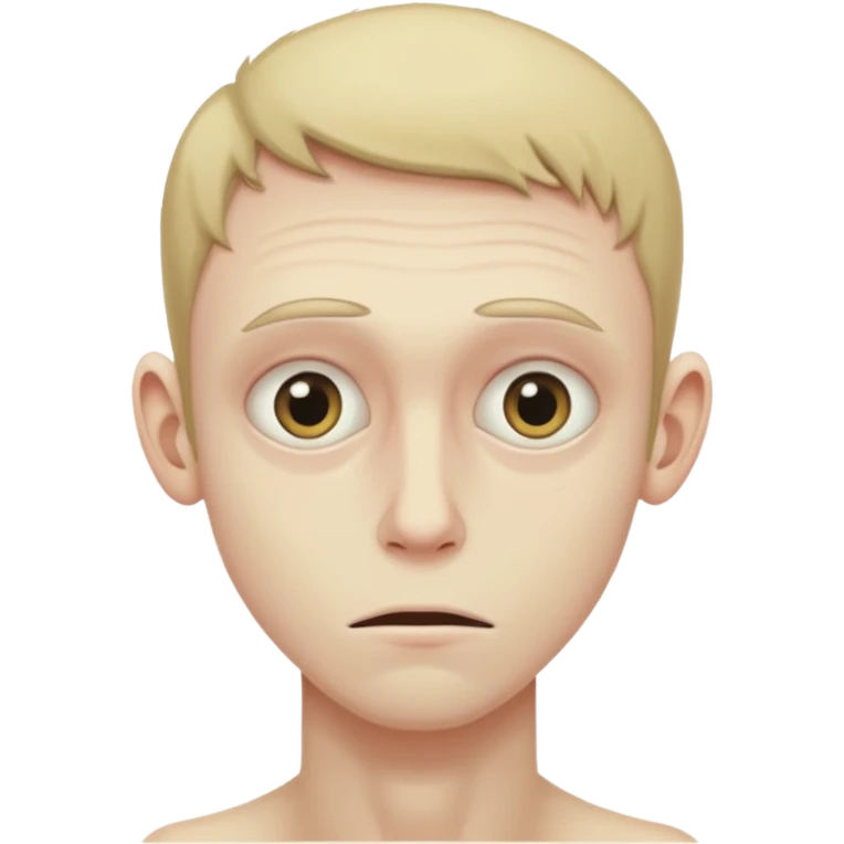 anorexic guy full skinny body emoji