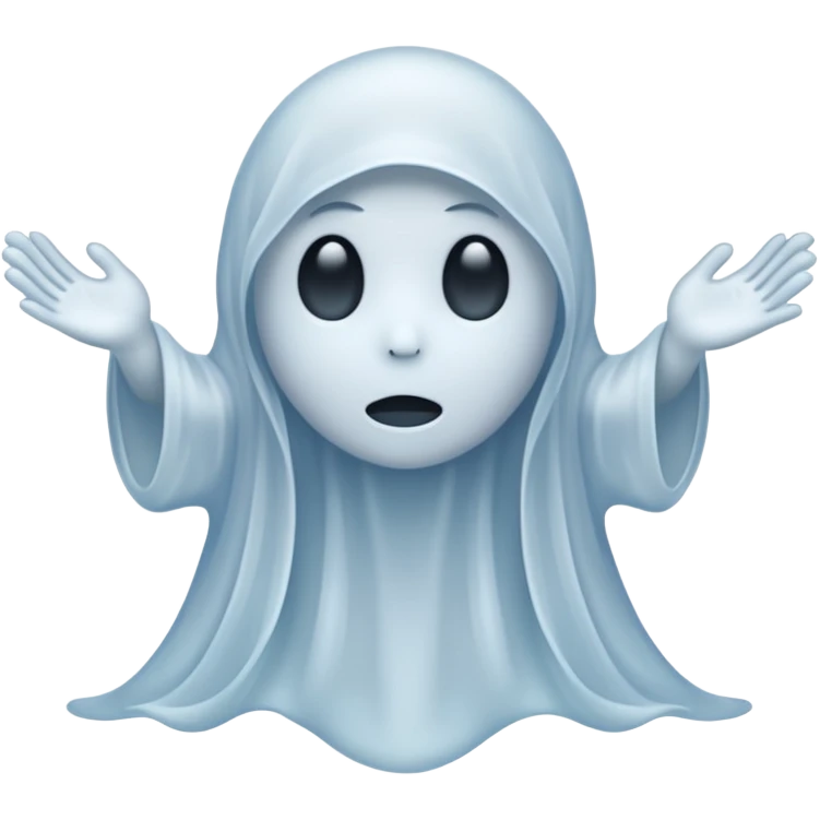 Cold ghost  emoji