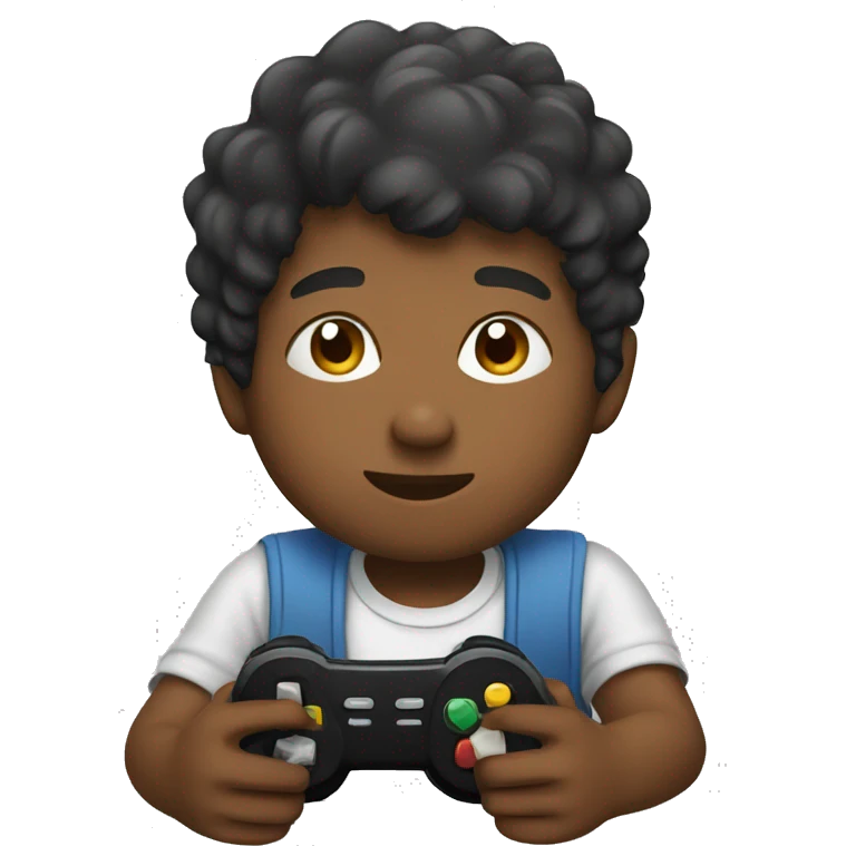 boy playing video games emoji