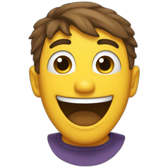 Pleure de rire emoji
