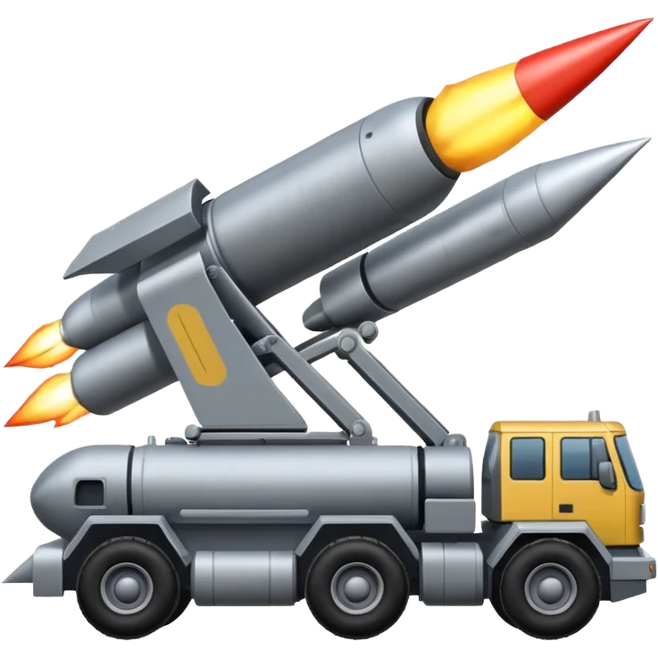 NATO military rocket launch system with many rockets emoji