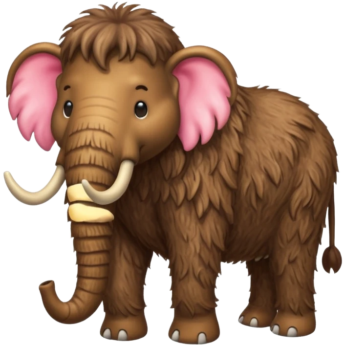 mamut lanudo con corazon emoji