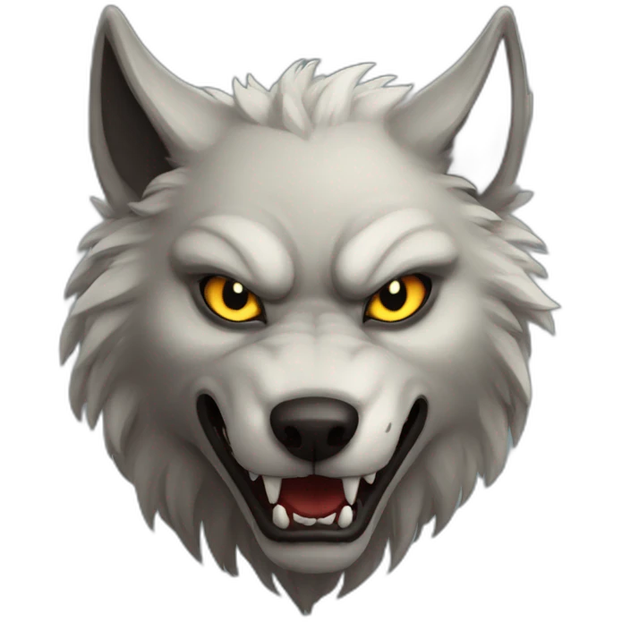 demon wolf emoji