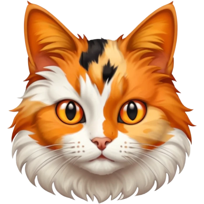 A cat that is artistic emoji