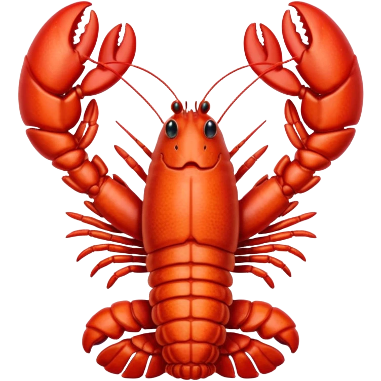 lobster tail with shell, simple, clear emoji