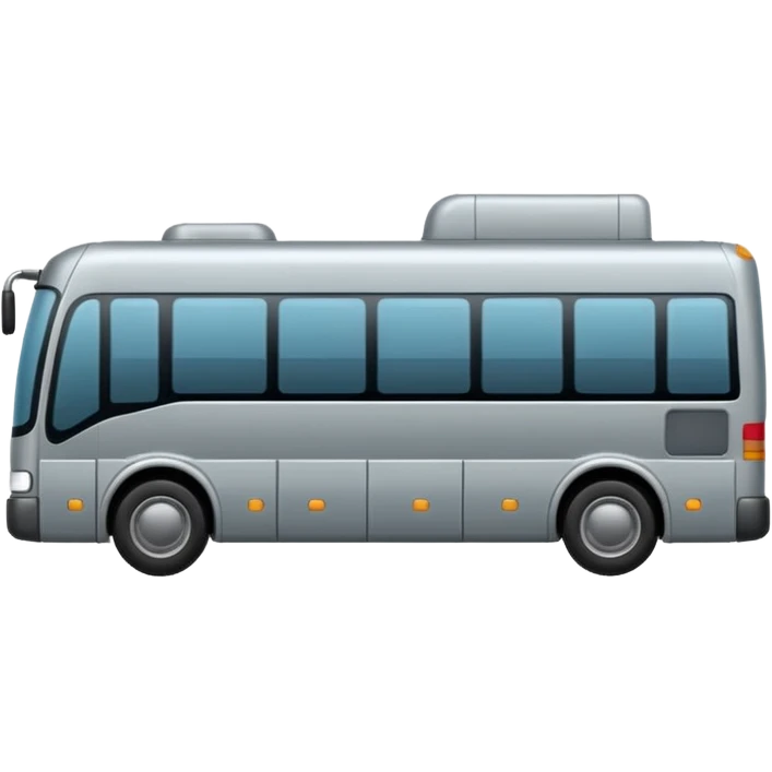 Ônibus com traseira levantada emoji
