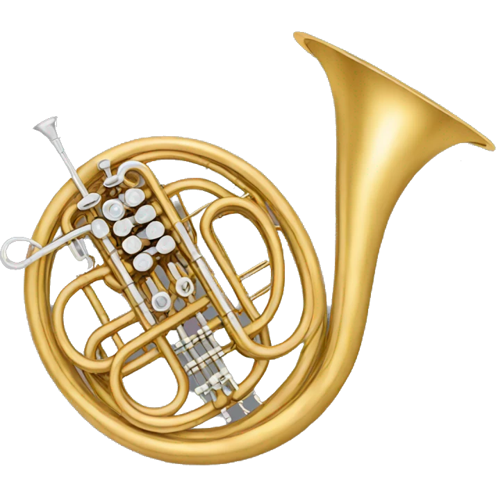 French horn  emoji