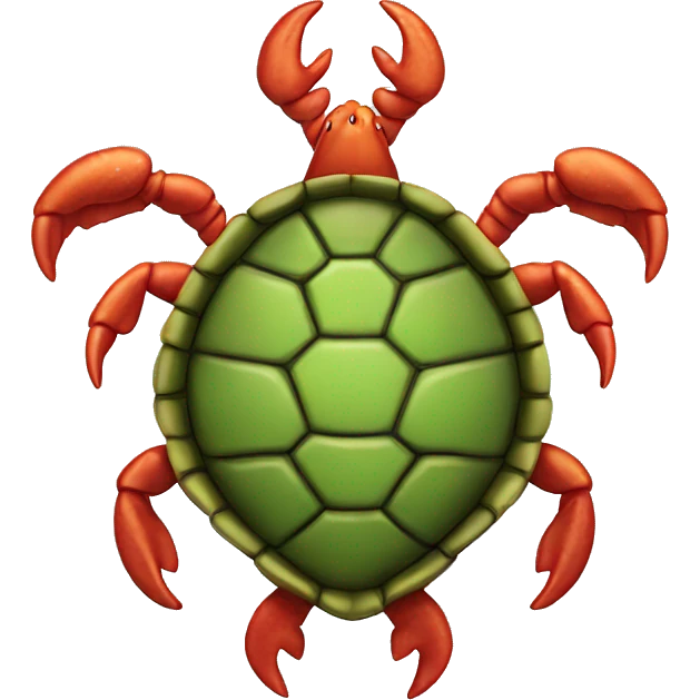 Turtle with lobster claws  emoji