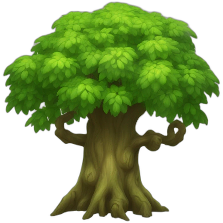 The mana tree emoji