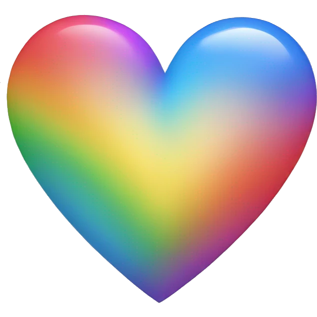 rainbow heart emoji