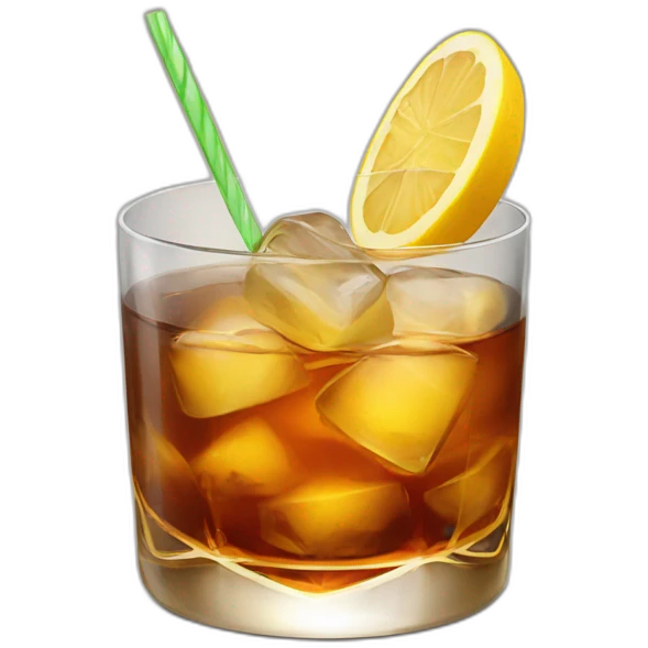 whiskey cocktail emoji