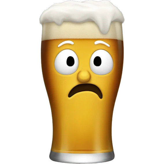 A dad drinking beer emoji