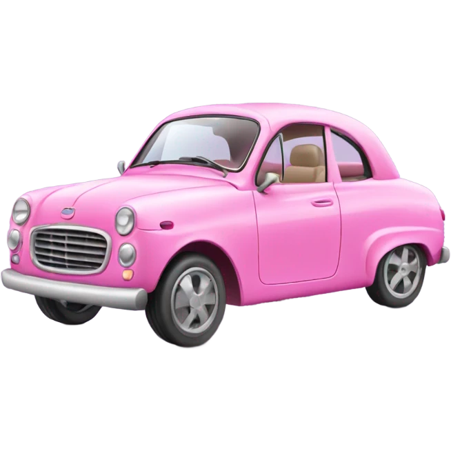 Pink Barbie car emoji