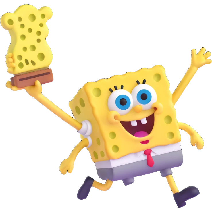 iconic SpongeBob SquarePants emoji