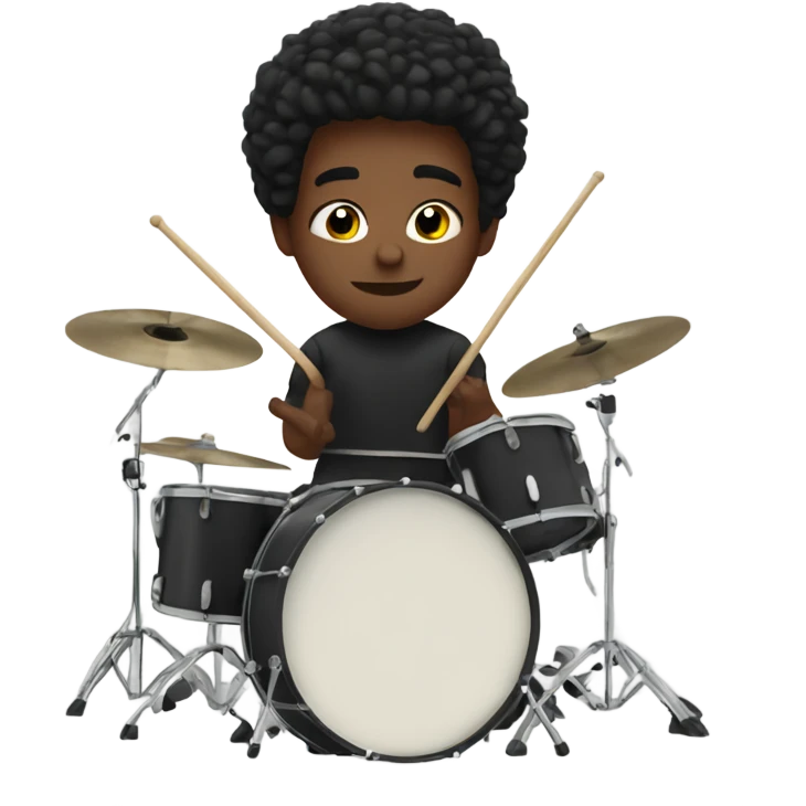 Me playing drums emoji