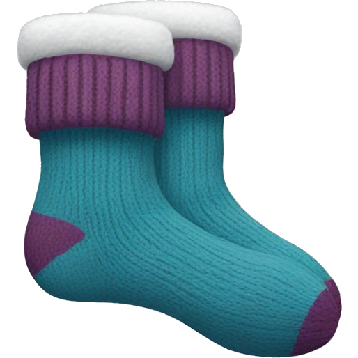 winter socks emoji