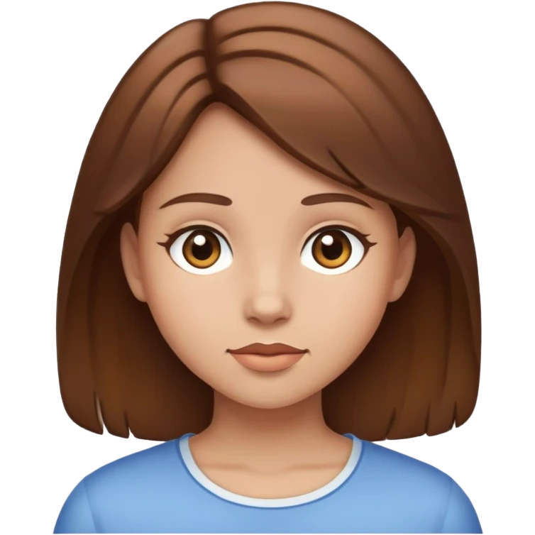 Kumral kız  emoji