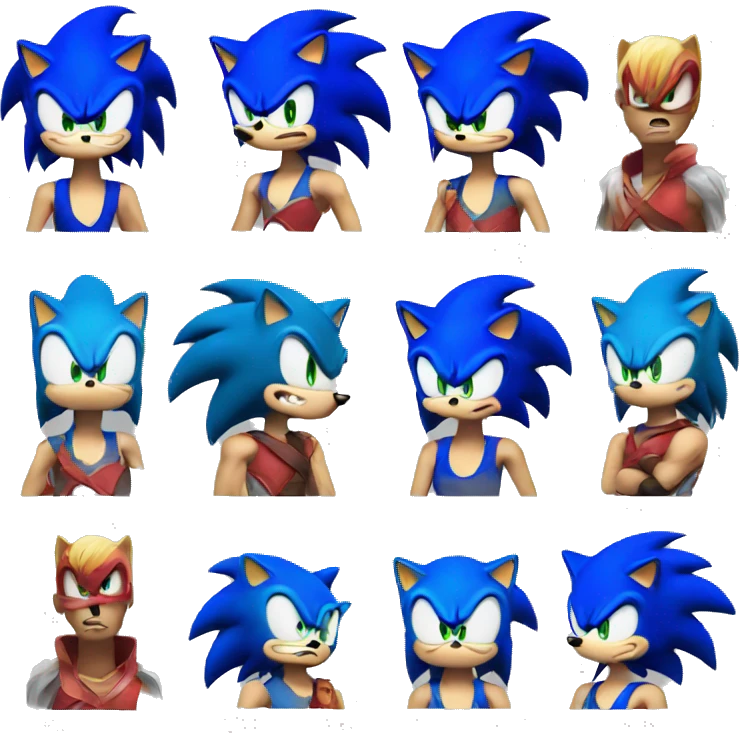SONIC ANGRY emoji
