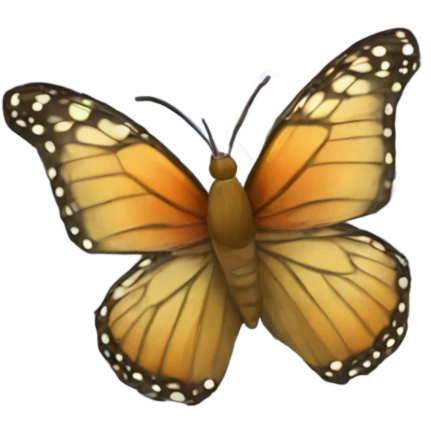 a butterfly capturing net emoji