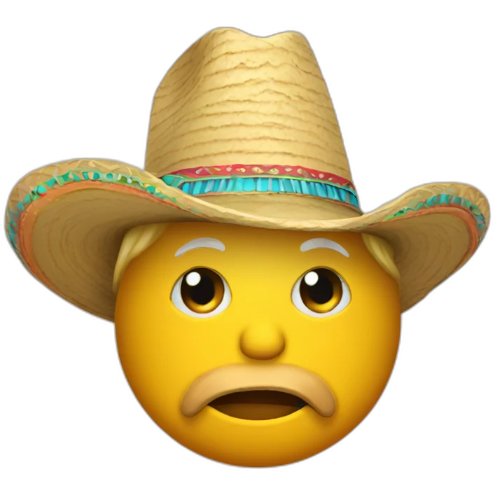 Donald Trump with sombrero emoji