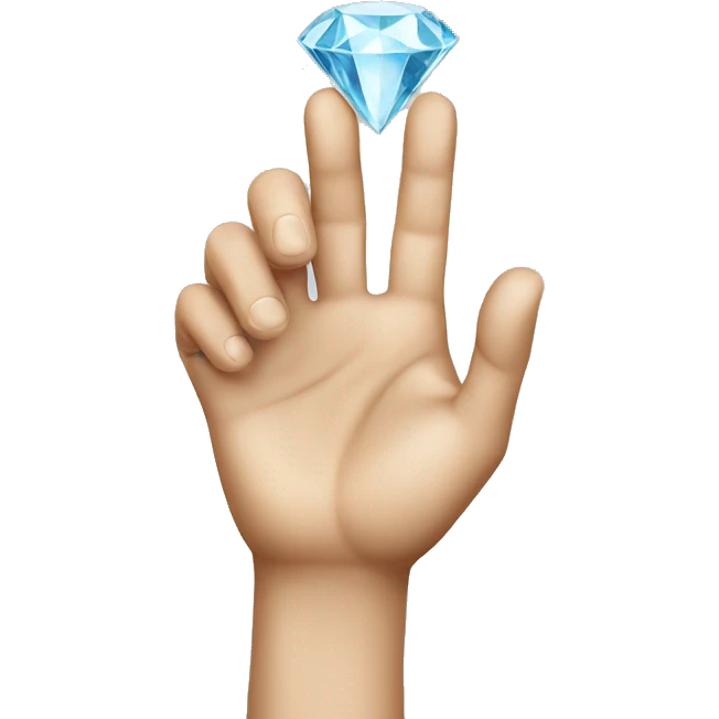 hands making diamond sign emoji