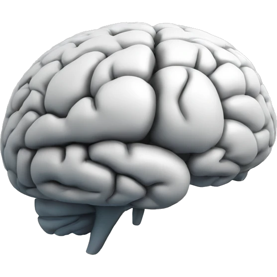 Brain 3D Angle emoji