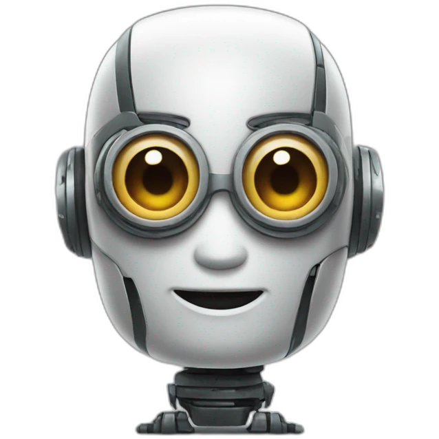 apple emoji robot happy emoji
