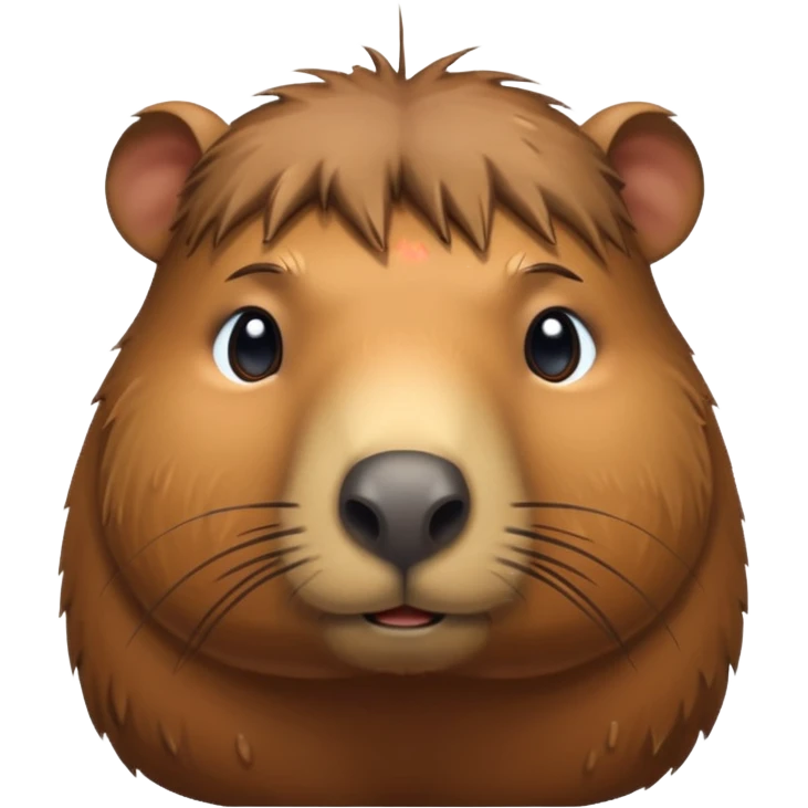 Sad capybara emoji
