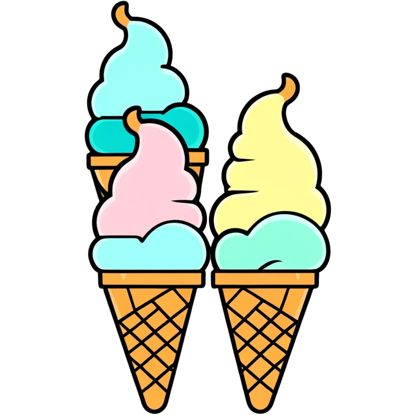 ice cream  emoji